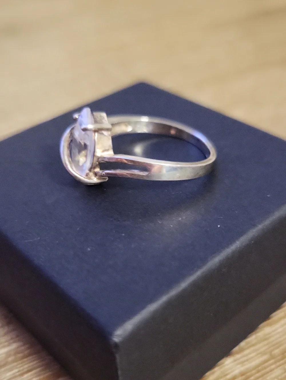 Vintage Chateau d' Argent 925 Sterling Silver Marqiise Wrap Ring